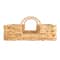 Hello Honey® 15.75" Natural Water Hyacinth Handwoven Tray with Handles